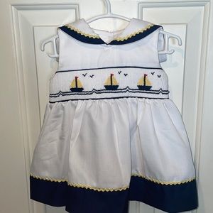Boutique Sailor dress Baby Girls